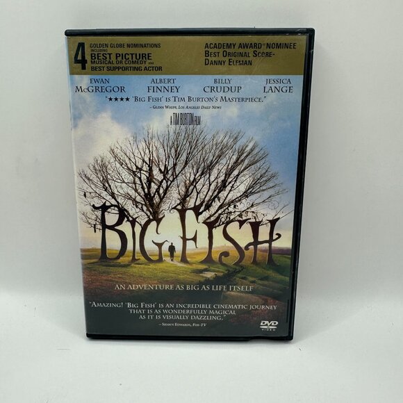 Big Fish DVD 2003 Tim Burton Ewan McGregor Jessica Lange Drama Adventure Film - Picture 2 of 4